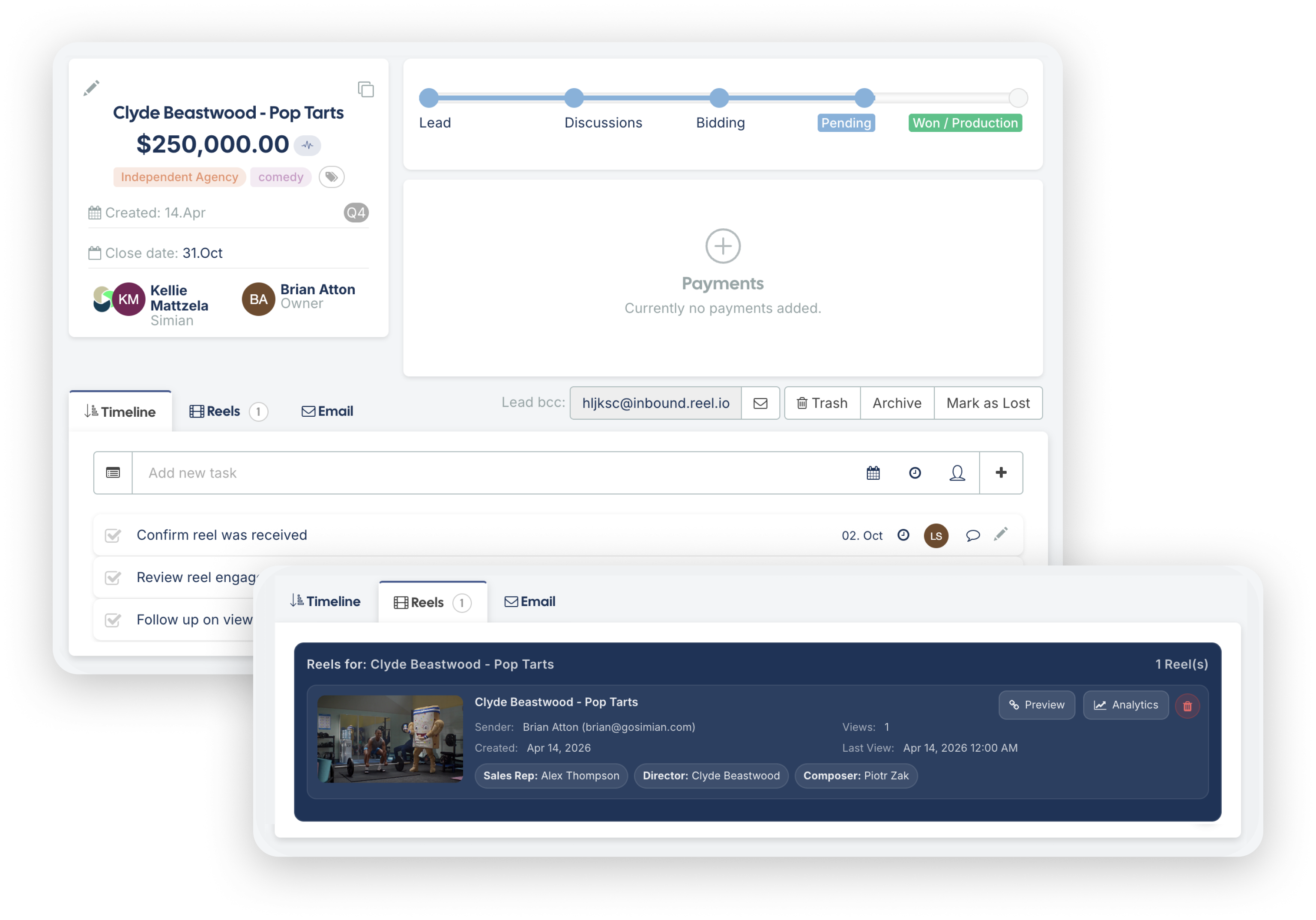 Stay connected with leads